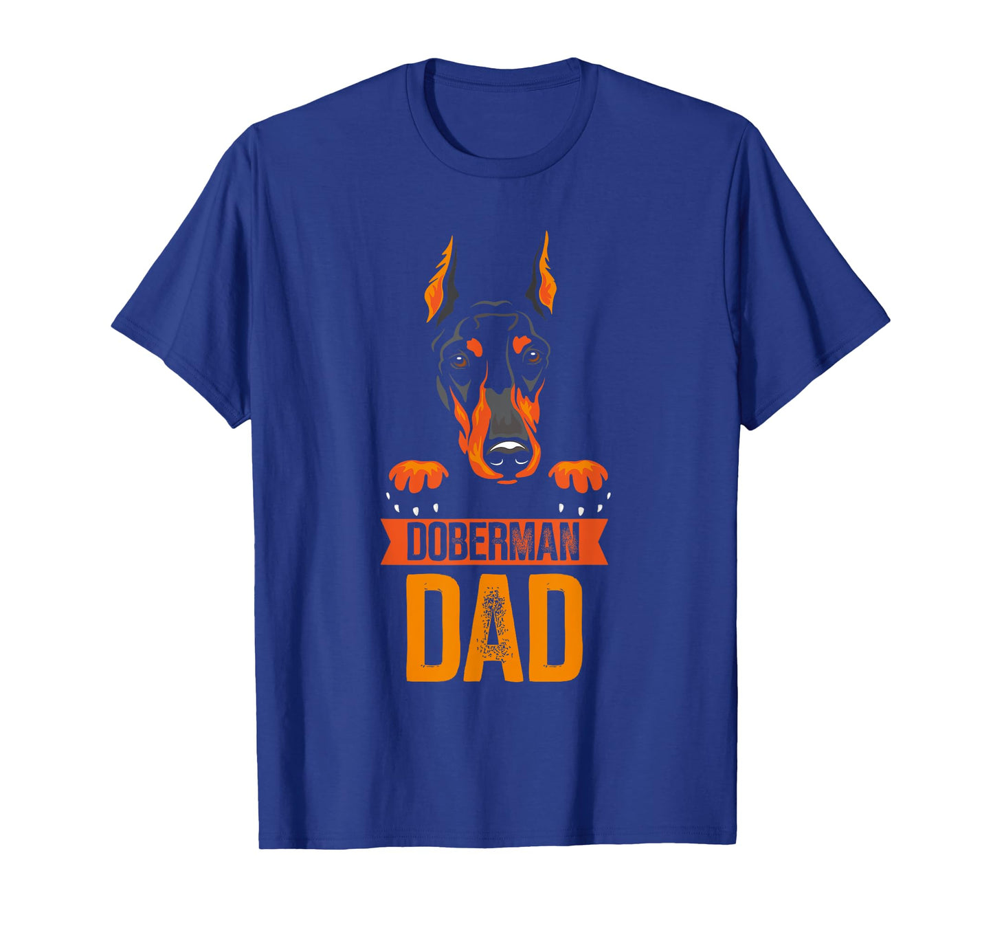 Pinscher Dobermans Doberman Love Owner Father's T-Shirt - Dog Themed - Unisex-Adults - Black - Small - Short Sleeve - Classic Fit - Imported