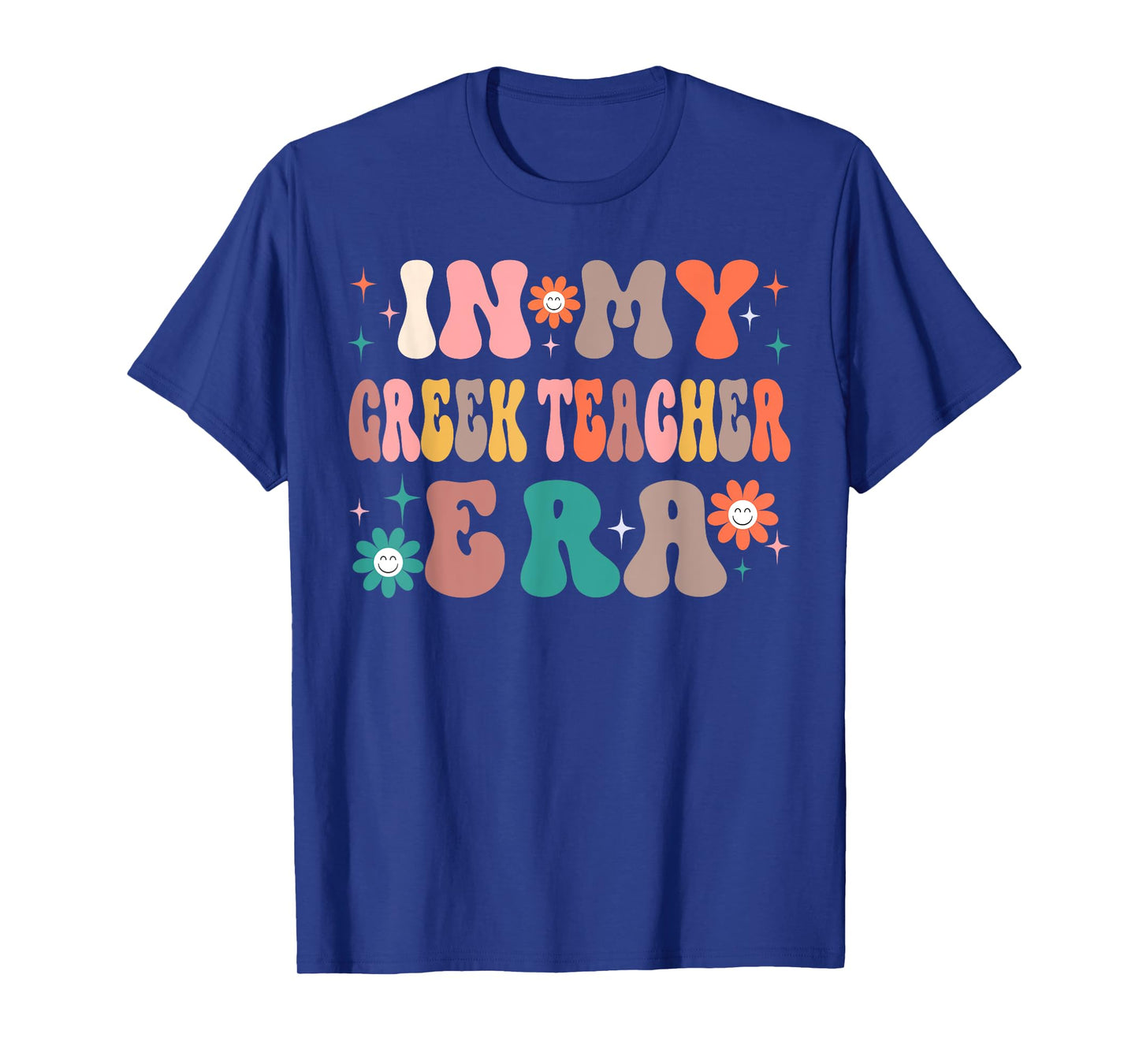 In My Greek Teacher Presents Women Men Greek Teacher T-Shirt