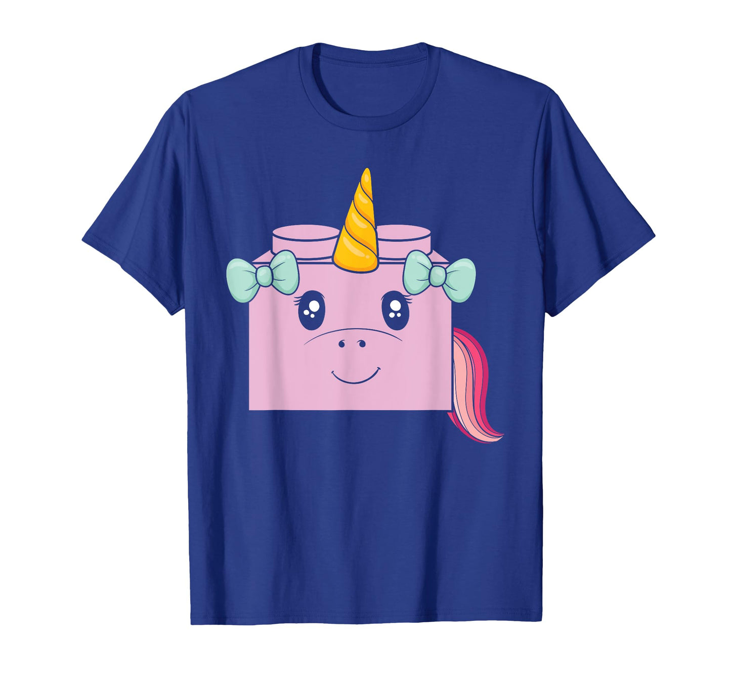 Unicorn Lover Master Builder Bricks Building Blocks T-Shirt