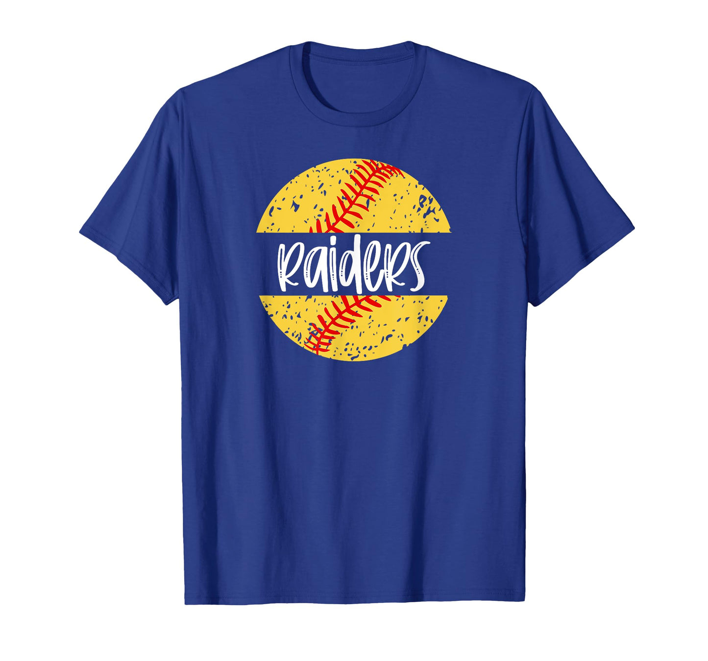 Raiders Softball Team Mascot School Spirit Game Day T-Shirt