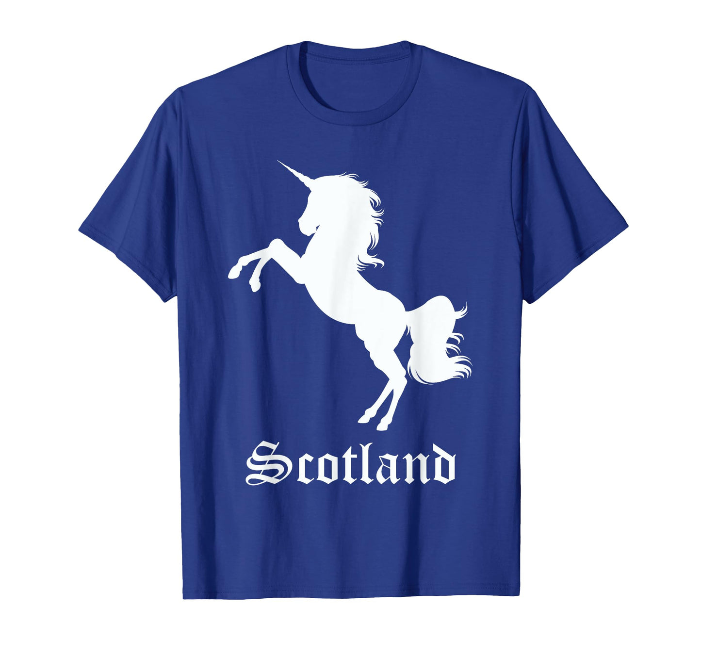 Scotland Unicorn Silhouette National Symbol Scottish Gifts T-Shirt