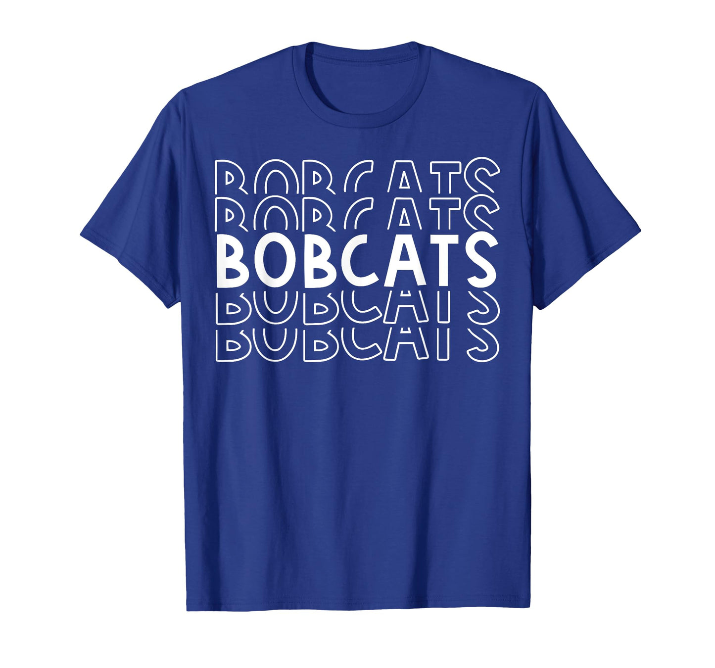 Bobcats School Sports Team Mascot Town Go College Athlete T-Shirt
