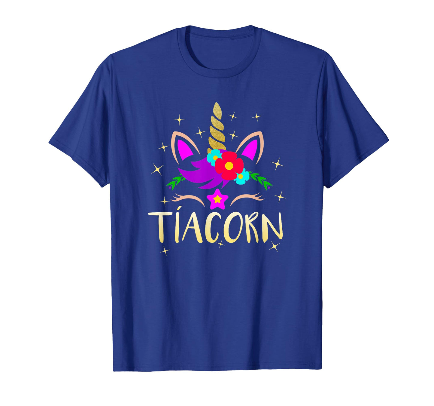 Tiacorn Funny Unicorn Gift For Spanish Aunt T-Shirt