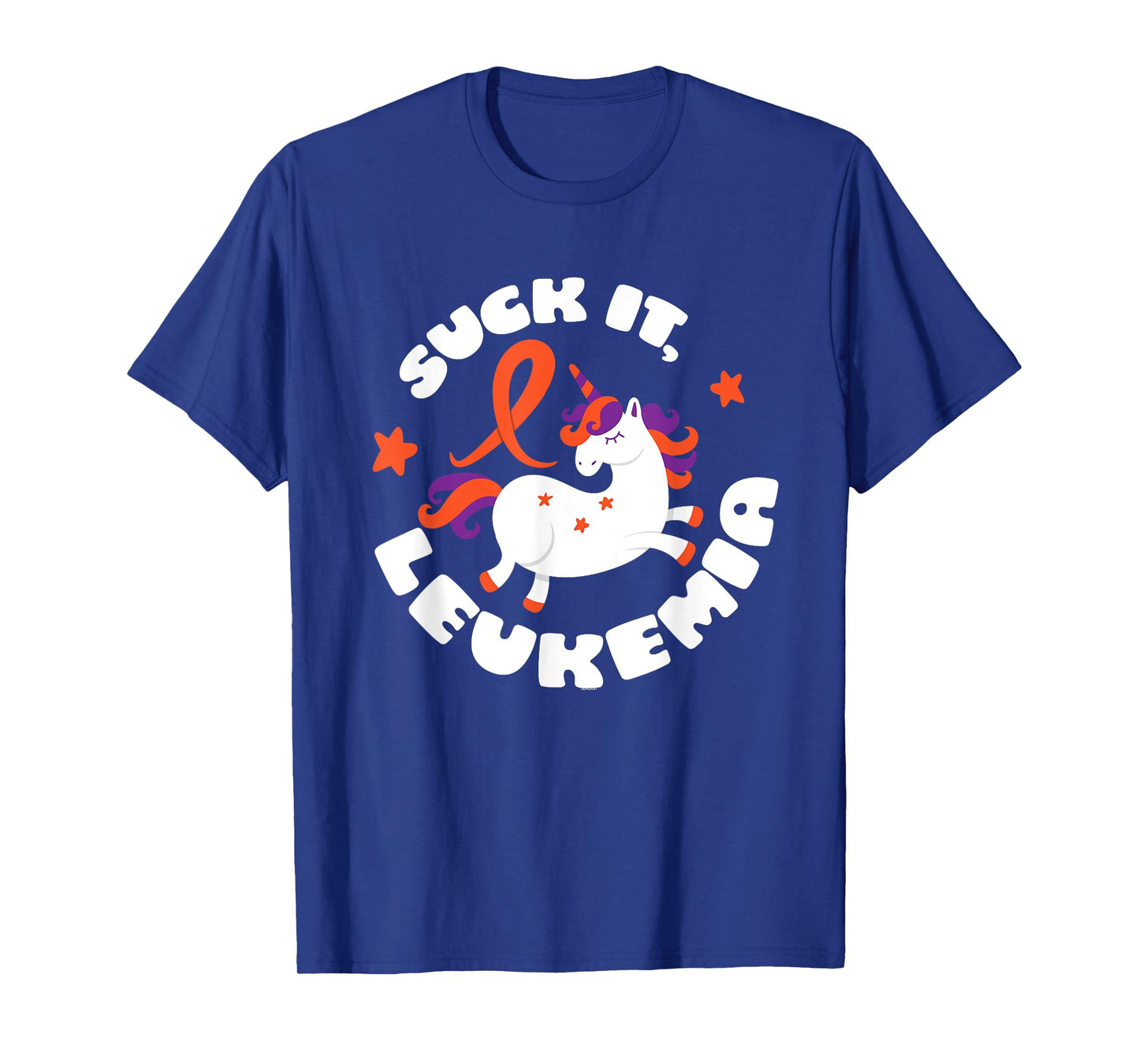 Unicorn Funny Suck It Leukemia Fighter Survivor Awareness T-Shirt