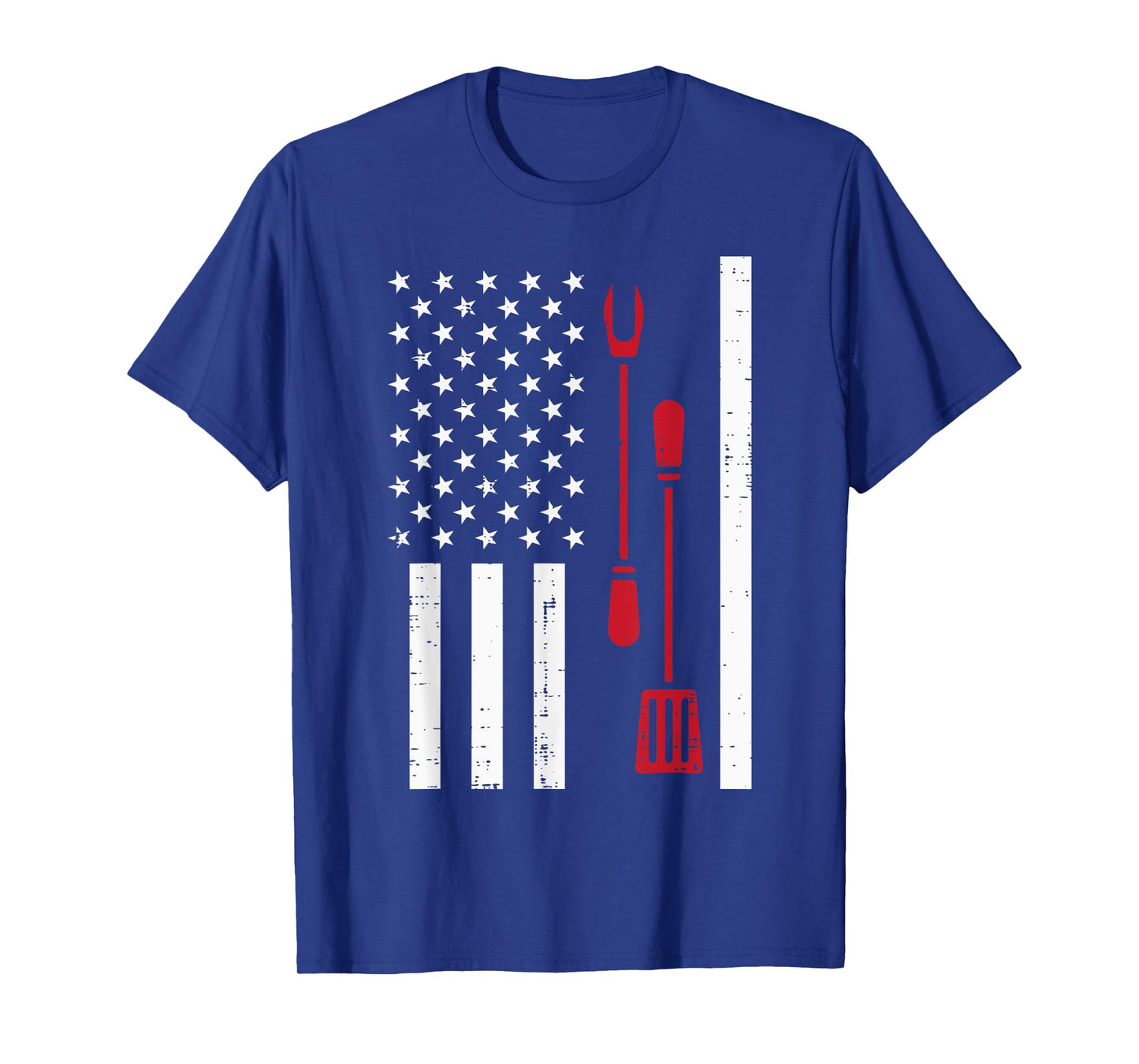 US Flag Bbq Grilling Tools Barbecue 4th July Women Men Kids T-Shirt