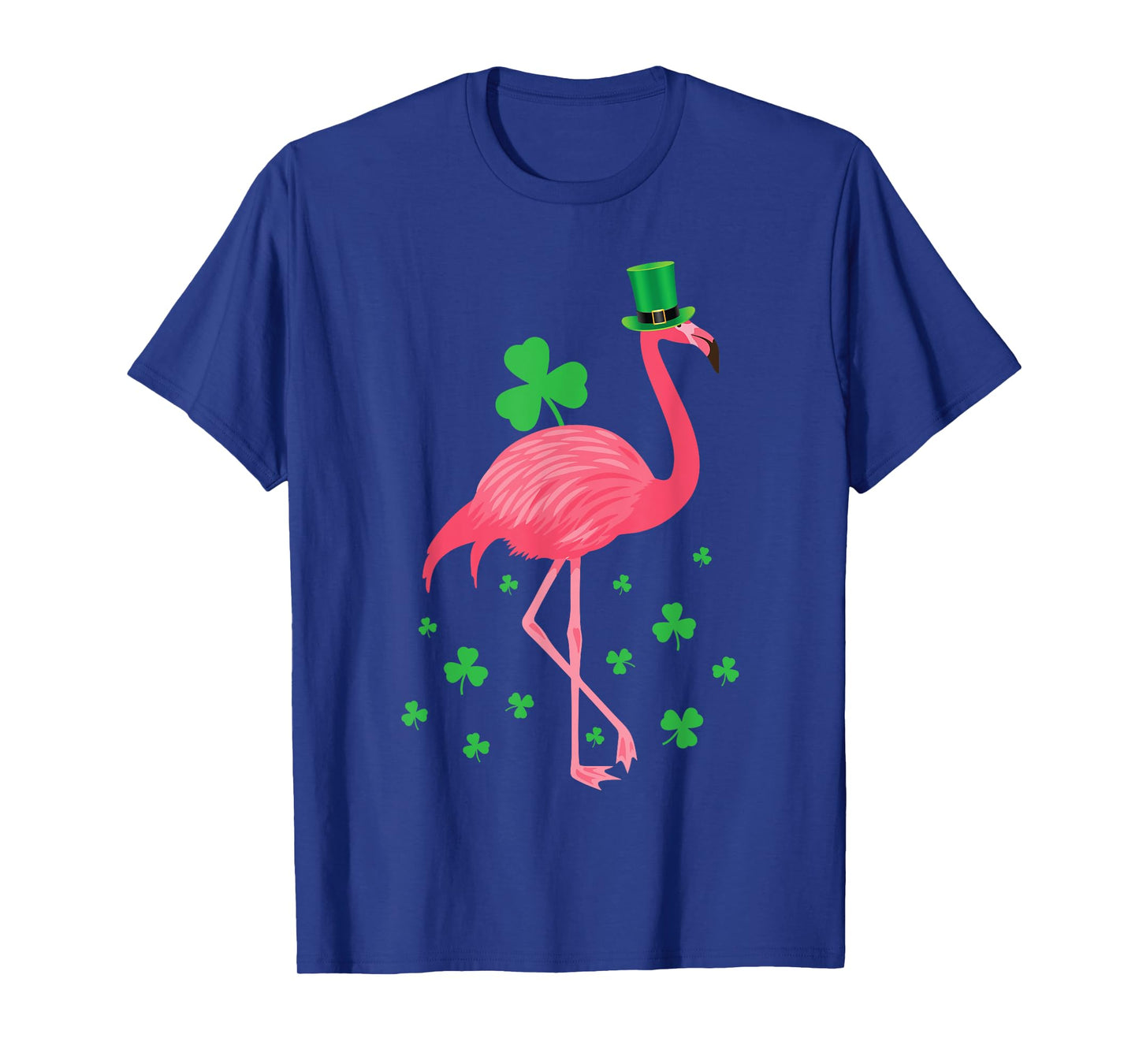 Flamingo Shamrock Leprechaun St Patricks Day T-Shirt