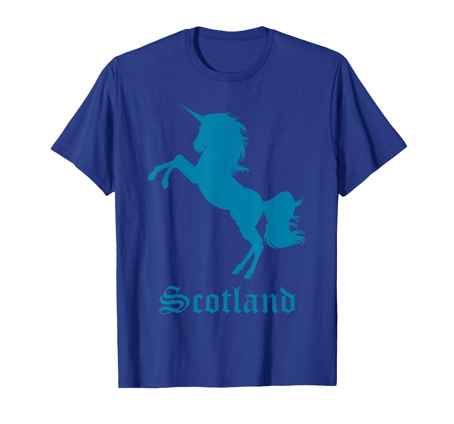 Scotland Unicorn Silhouette National Symbol Scottish Gifts T-Shirt