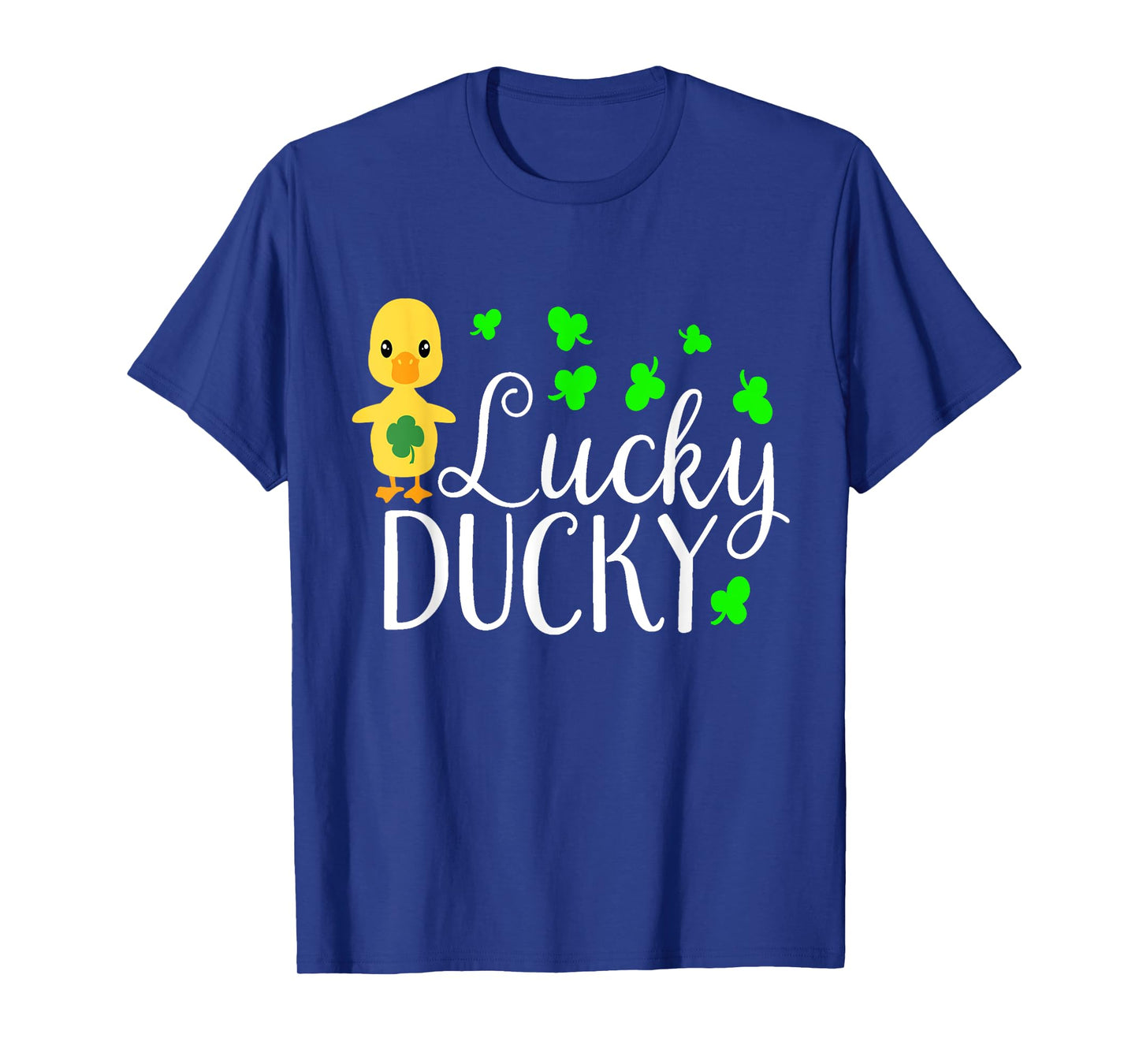 Lucky Ducky Cute Irish Duck Bird Ireland Kids School T-Shirt