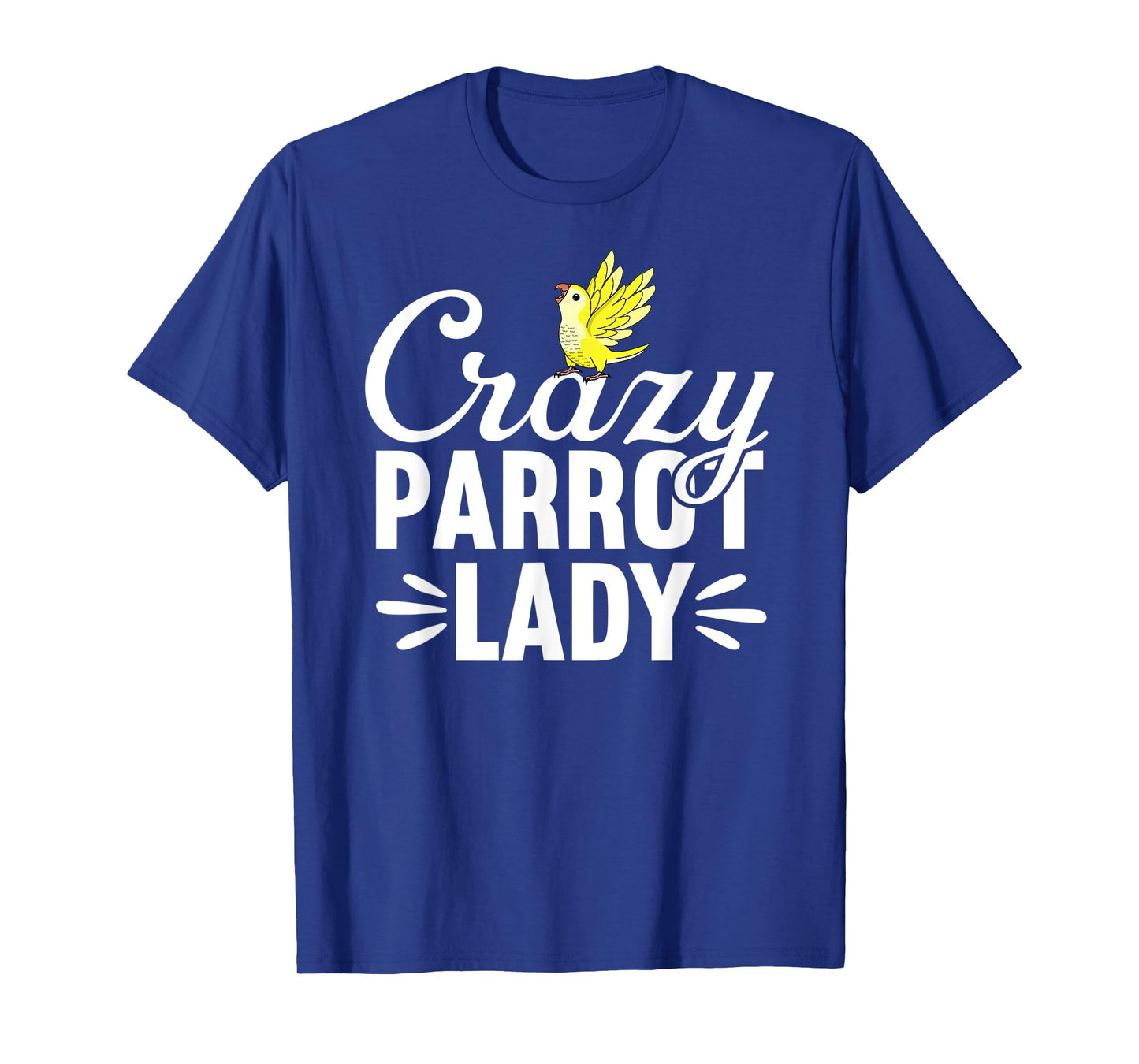 Crazy Parrot Lady | Yellow Lutino Monk Parakeet Quaker T-Shirt