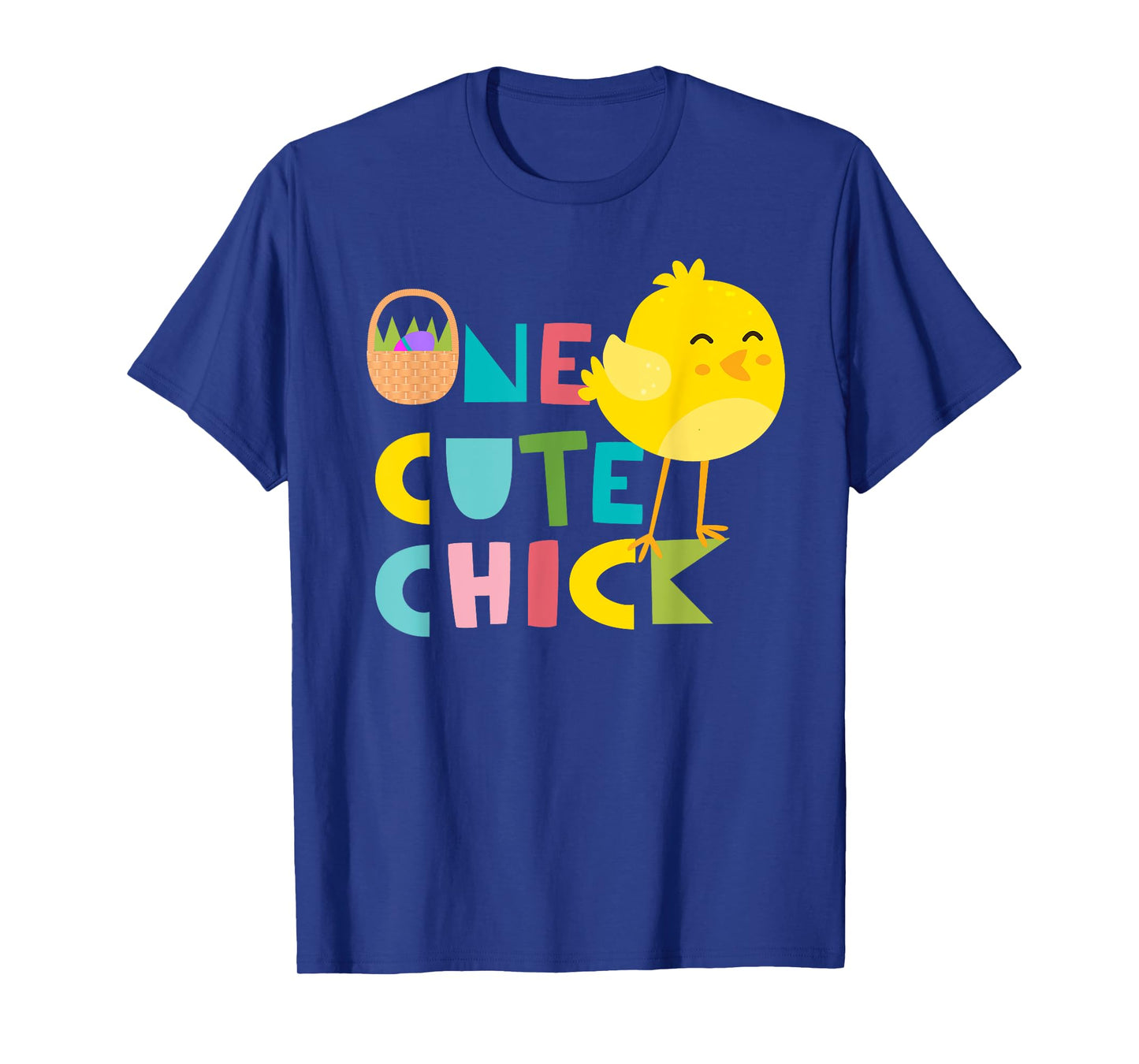 Cute and Funny Kids One Cute Chick T-Shirt