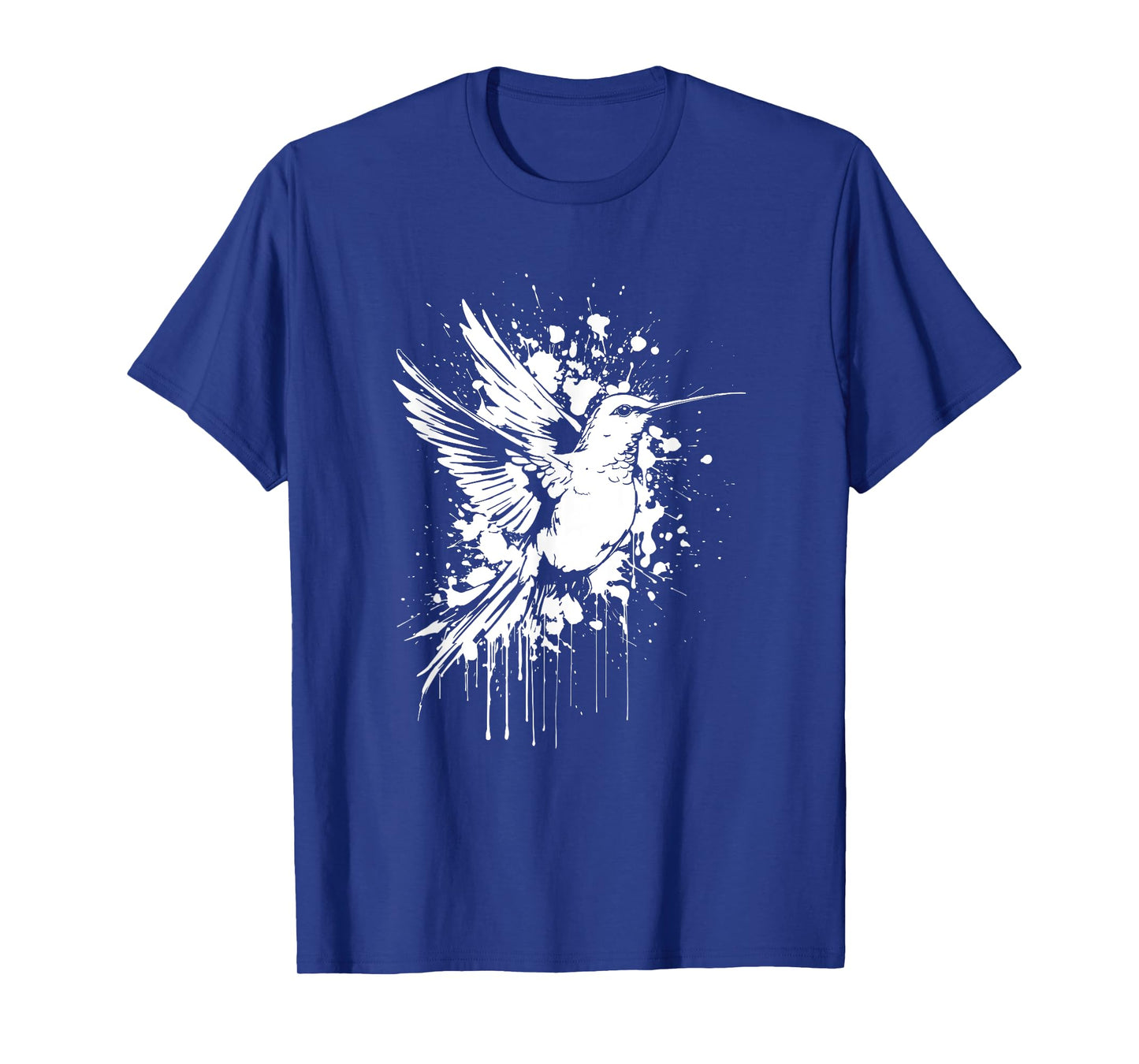 Hummingbird Birdwatching Ornithology Watercolor Hummingbird T-Shirt