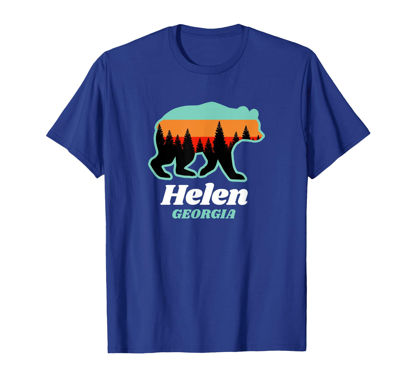 Helen Georgia Bear Mountains Summer T-Shirt for Men Women Kids