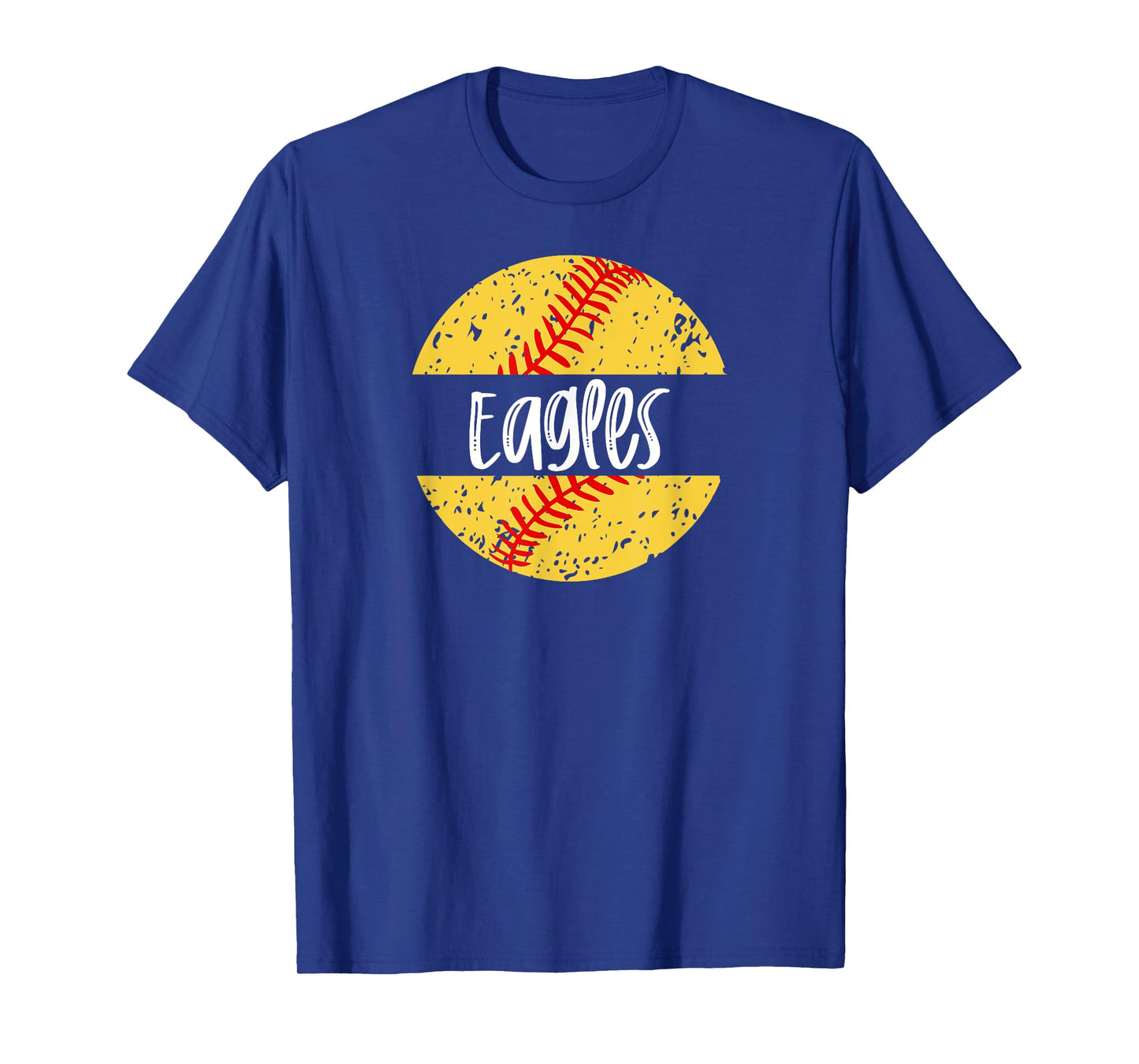 Eagles Softball Team Mascot School Spirit Game Day T-Shirt