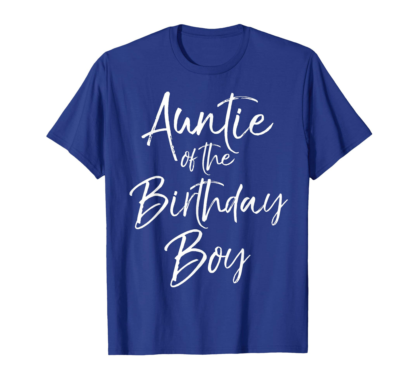 Auntie of the Birthday Boy Shirt for Women Auntie Party Tee T-Shirt