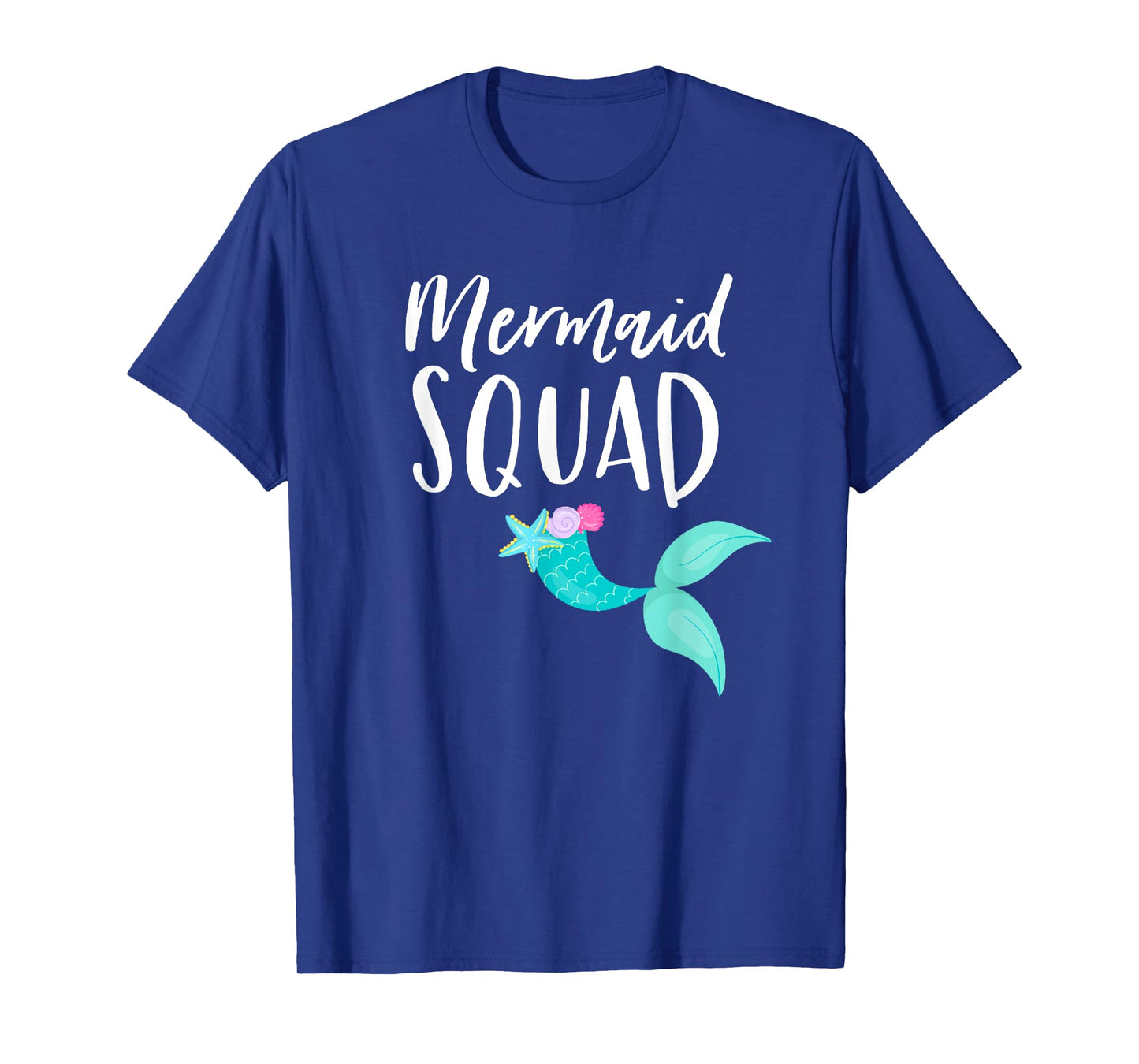 Mermaid Squad Birthday Squad for Party Mom Mama Girl T-Shirt