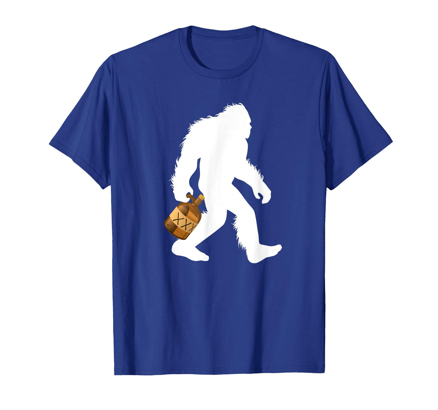 Bigfoot With Moonshine Jug Drinking Sasquatch Moonshiner T-Shirt