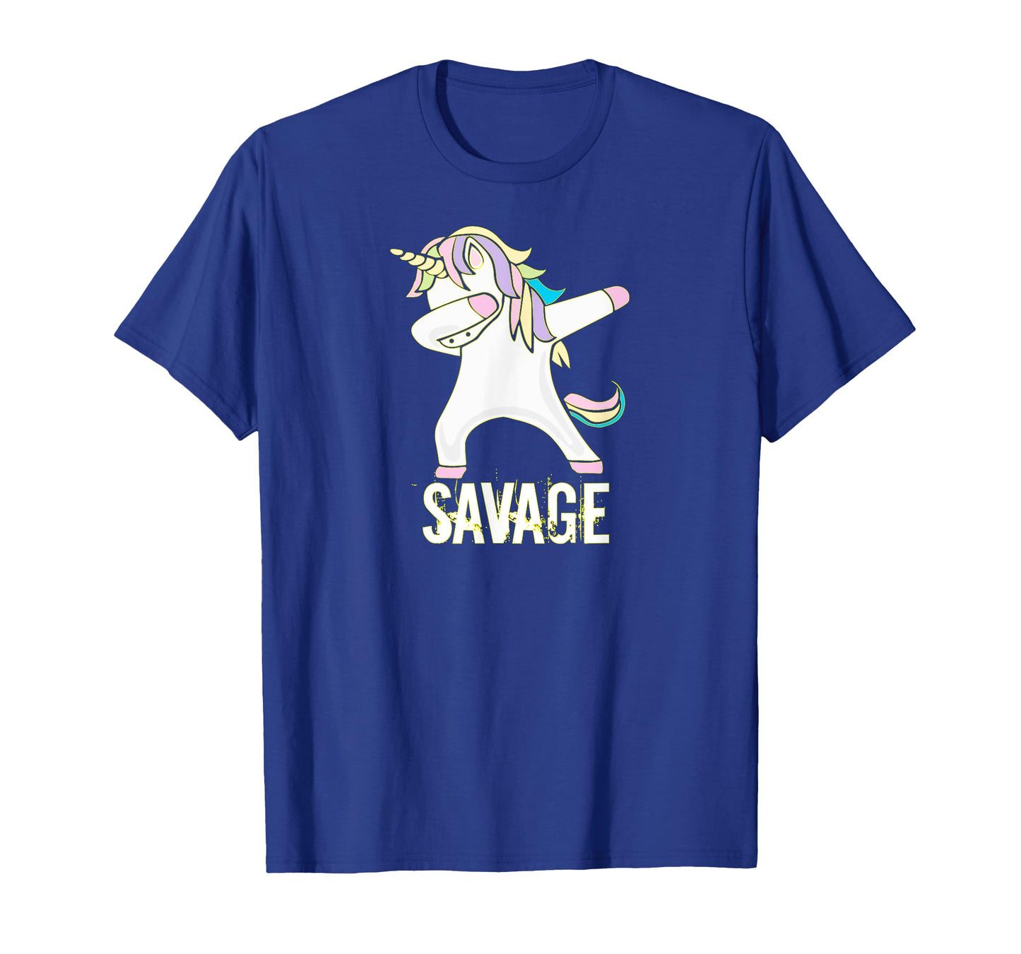 Savage Unicorn Shirt for Youth Adult Women Girls T-Shirt