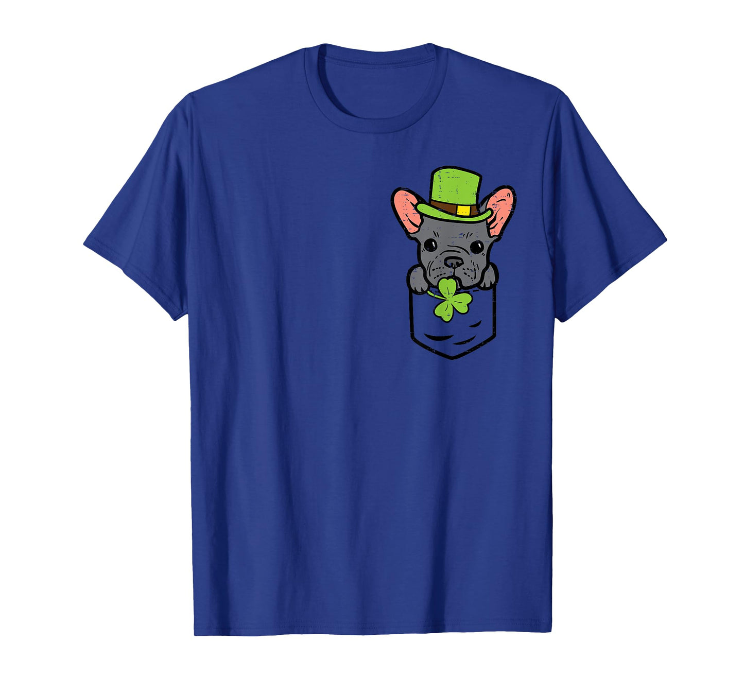 Irish Pocket French Bulldog Dog Saint Paddys St Patricks Day T-Shirt