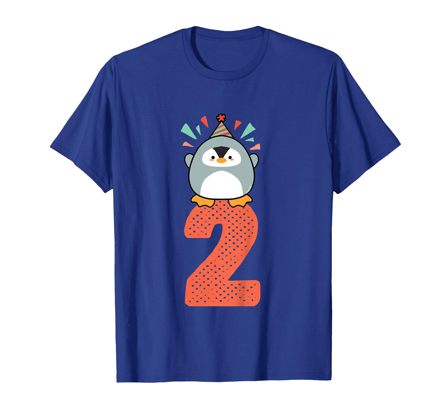 Kids 2nd Birthday Gift Idea Toddler Penguin 2 Years T-Shirt