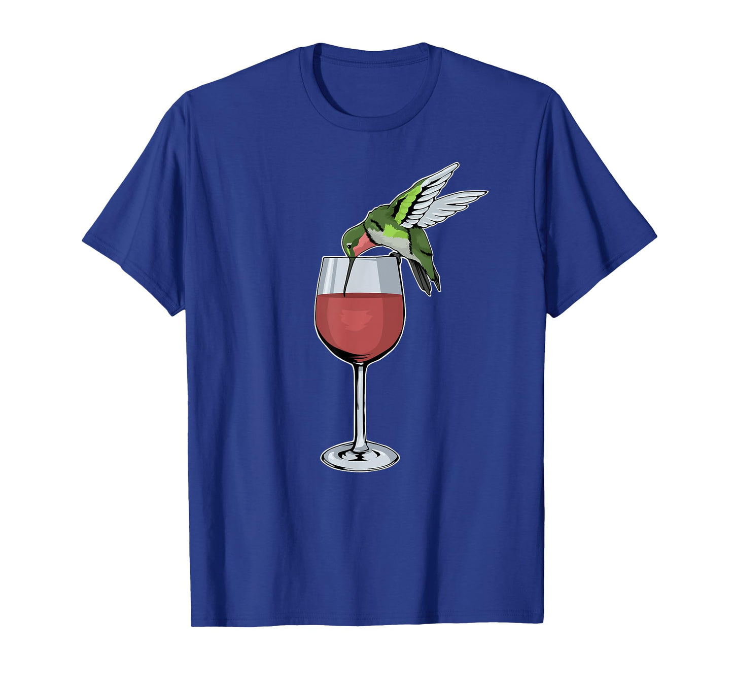 Hummingbird Wine Tshirt Bird Spirit Animal Wine Hummingbird T-Shirt