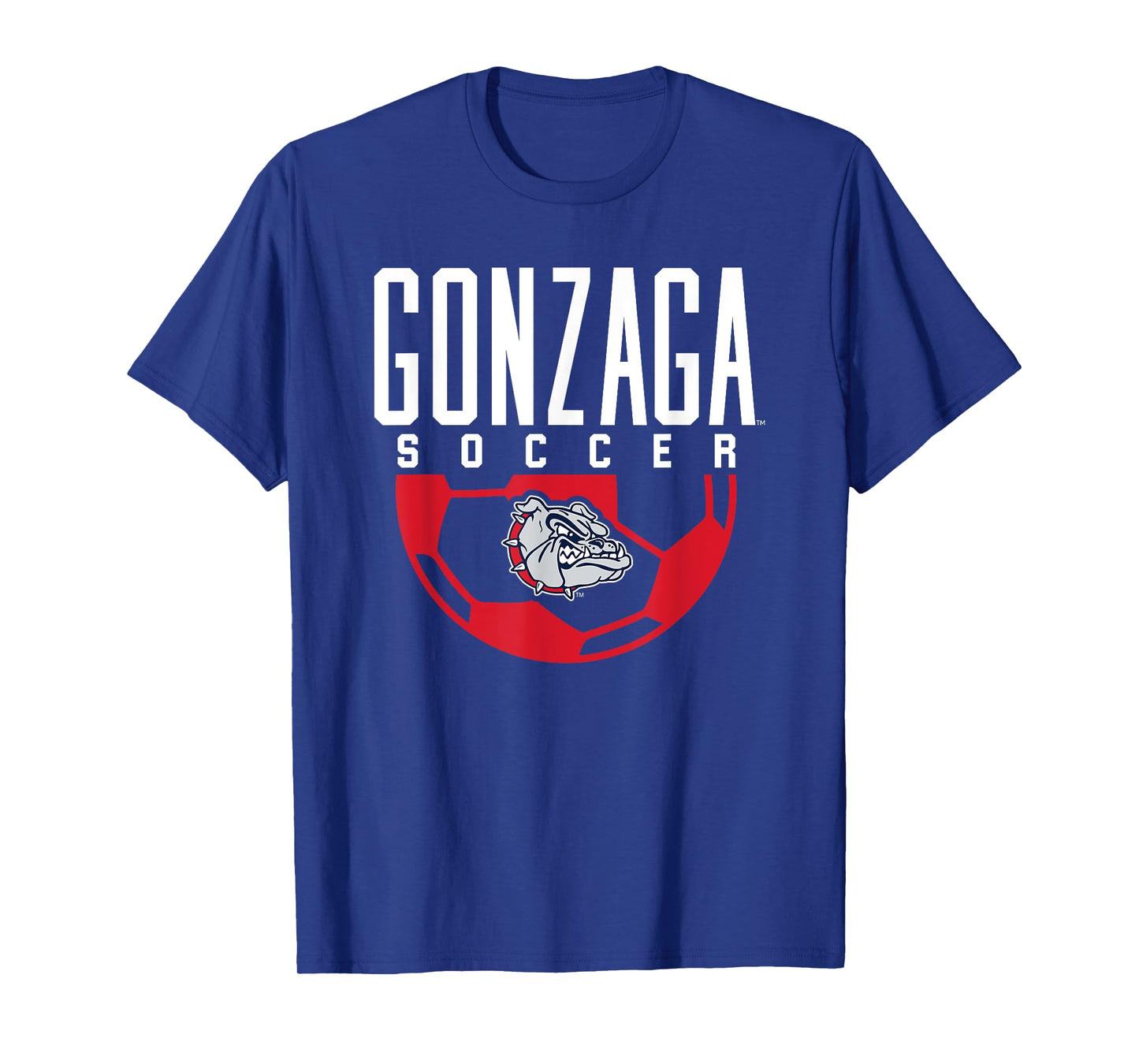 Gonzaga University Bulldogs Soccer Arch T-Shirt