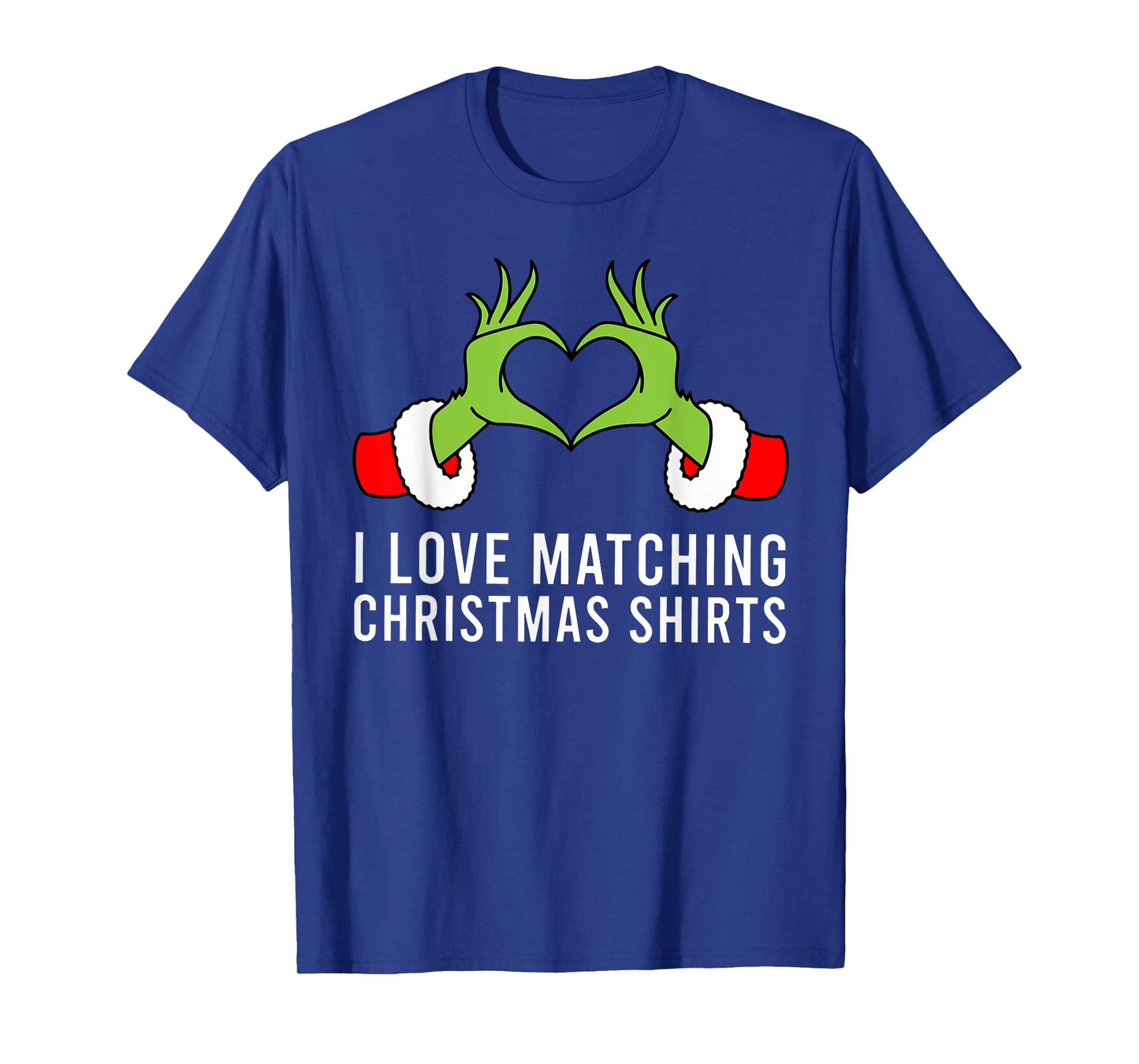 I Love Matching Christmas Shirts But I Don't Xmas Couples T-Shirt