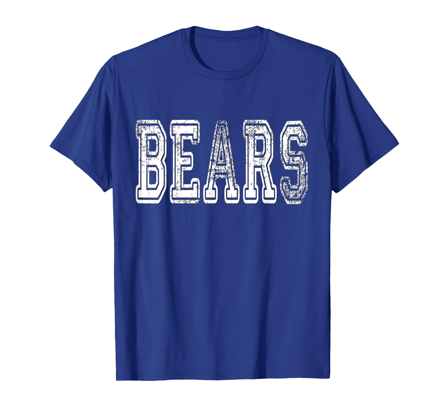 Bears Mascot Distressed Vintage School Sports Name Fans T-Shirt