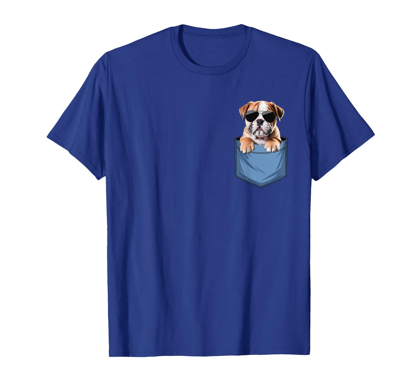 Cute Pocket English Bulldog Lover Bully Dog Mom T-Shirt