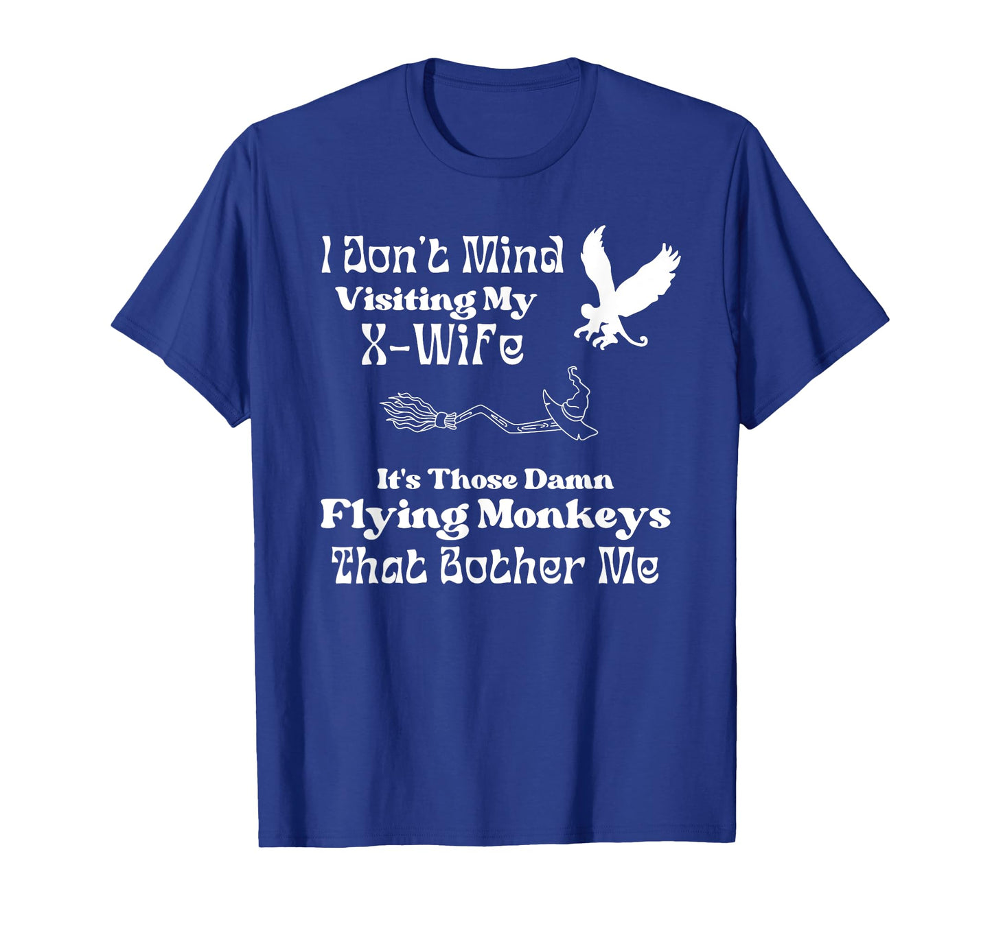 X-Wife Humor for Newly Divorced Man X-Husband Witch Theme T-Shirt