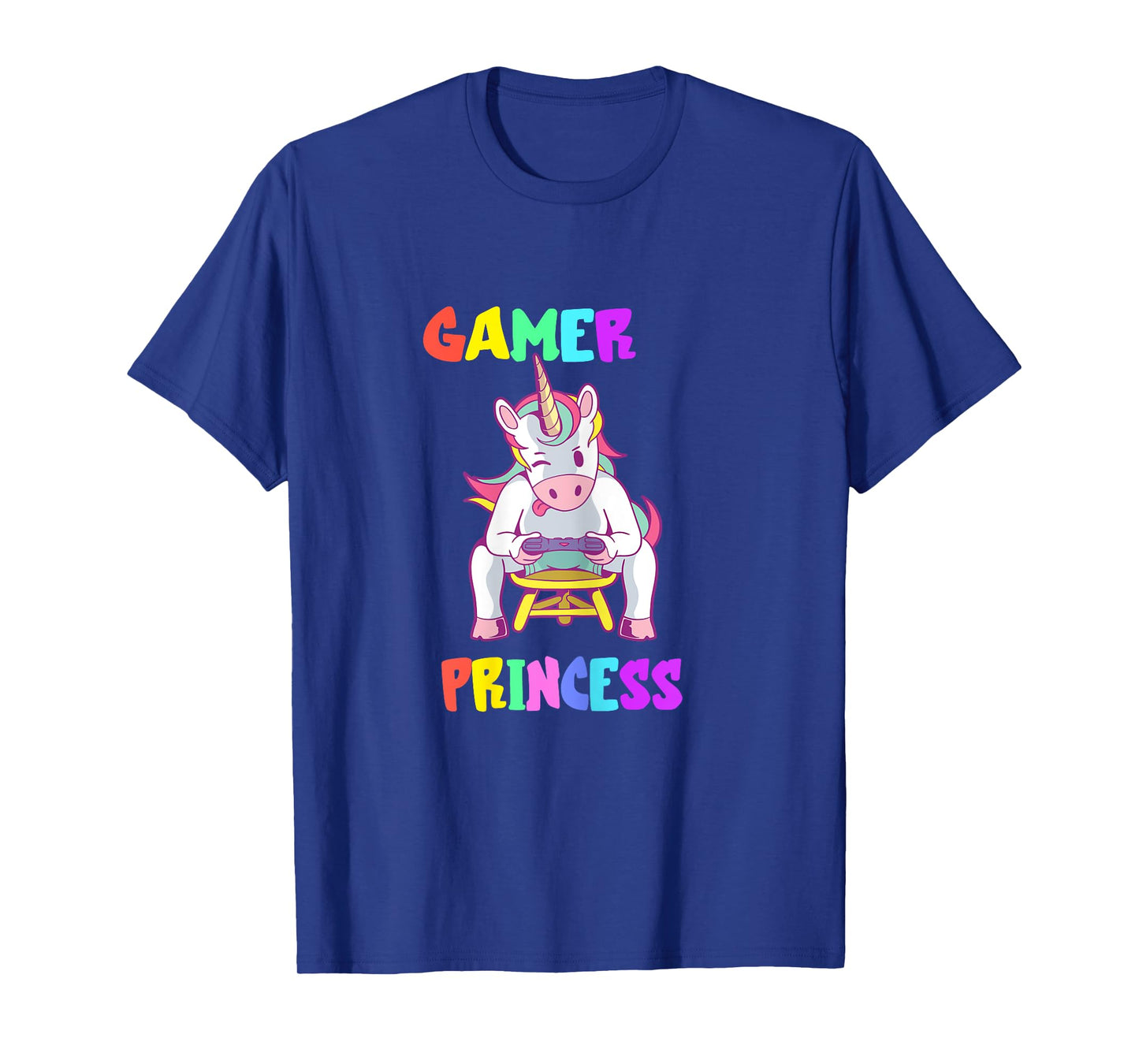 Gamer Princess Gaming Princess Gaming Unicorn Console Player T-Shirt