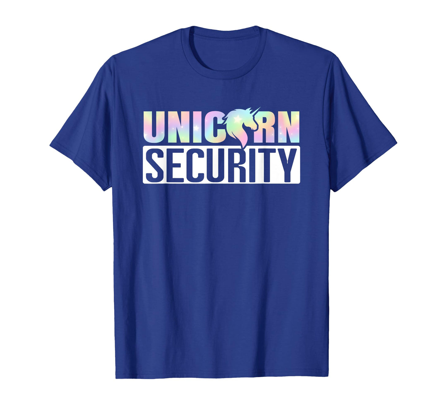 Halloween Mom Dad Daughter Adult Costume Unicorn Security T-Shirt