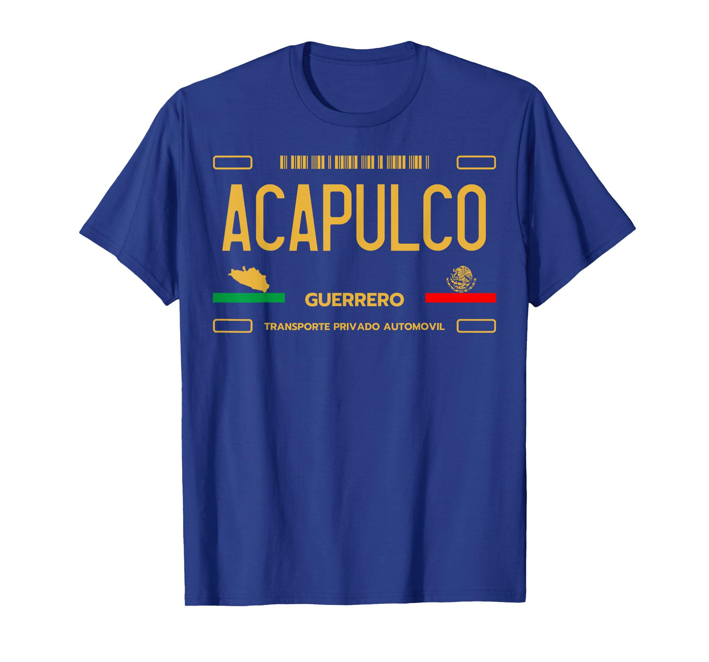 Acapulco License Plate, Acapulco Guerrero, Acapulco T-Shirt