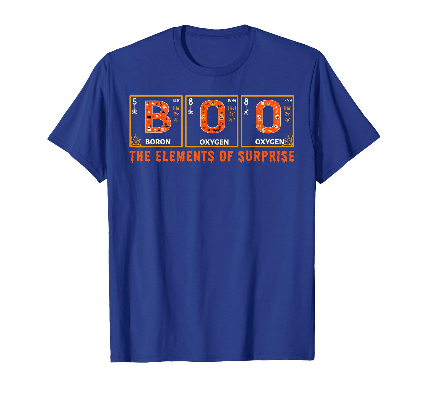 Halloween BOO Primary Elements of Surprise Science T-Shirt