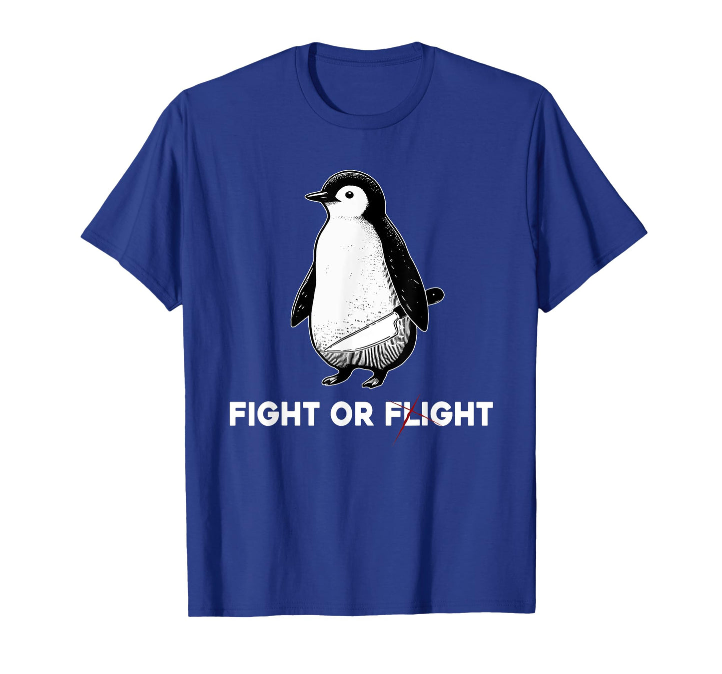 Cute Penguins Classic Fights Funny Animal Lovers Or Flight T-Shirt