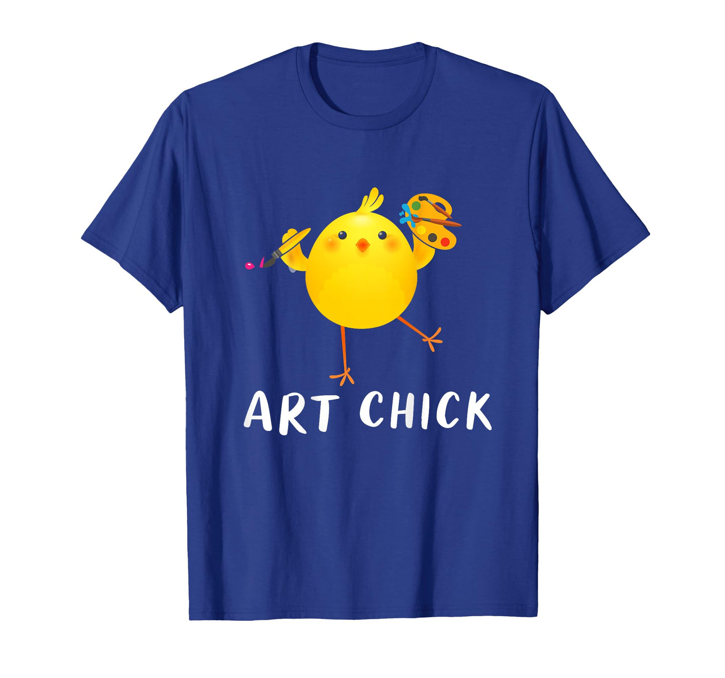 Backprint Art Chick art chicken T-Shirt
