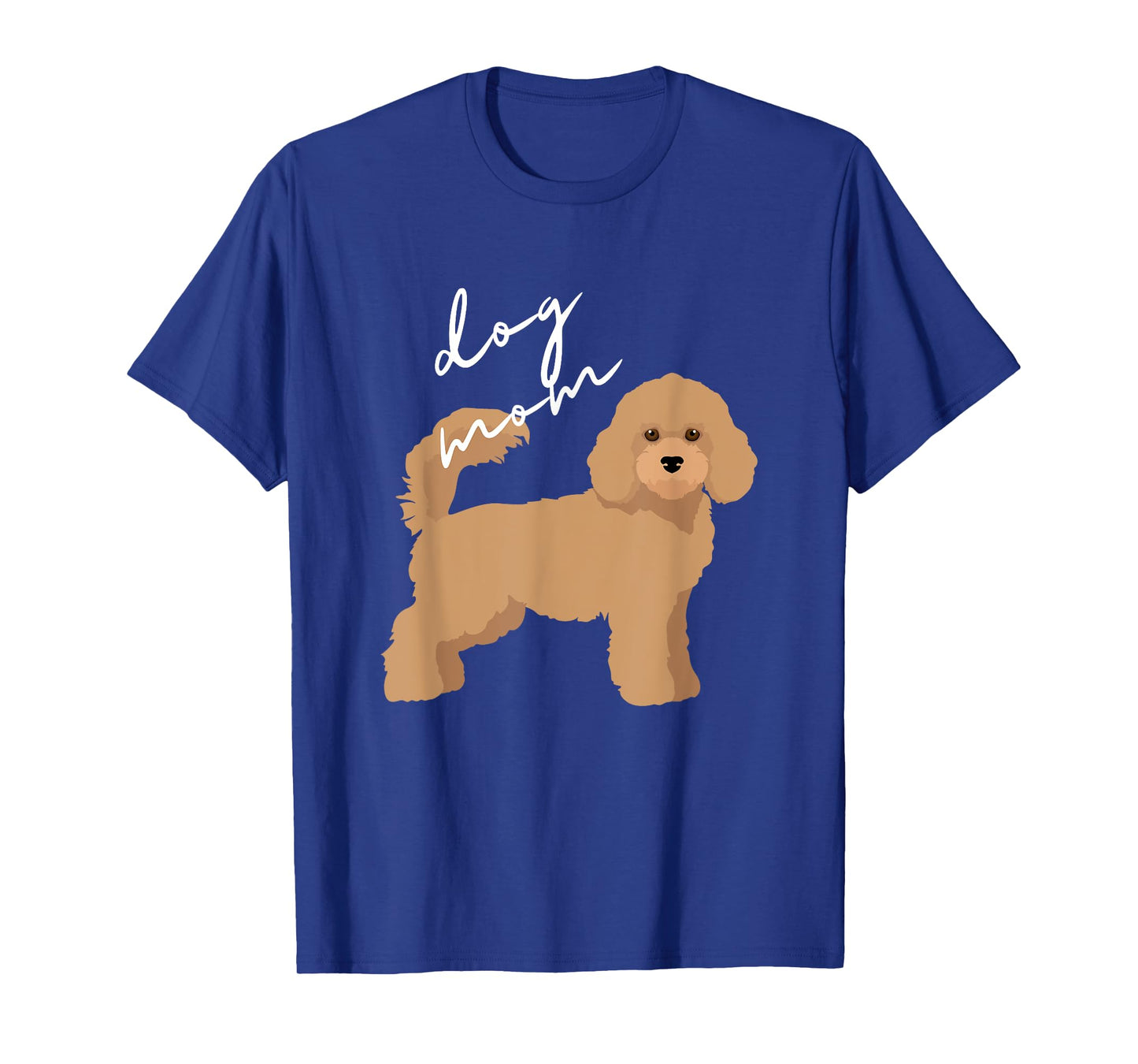 Apricot Poodle Dog Mom T-Shirt for Men Women Girls Kids