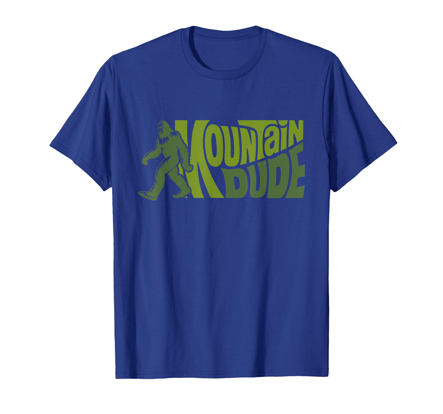 Mountain Dudes Bigfoot Sasquatch Rock On Hiking Outdoor T-Shirt