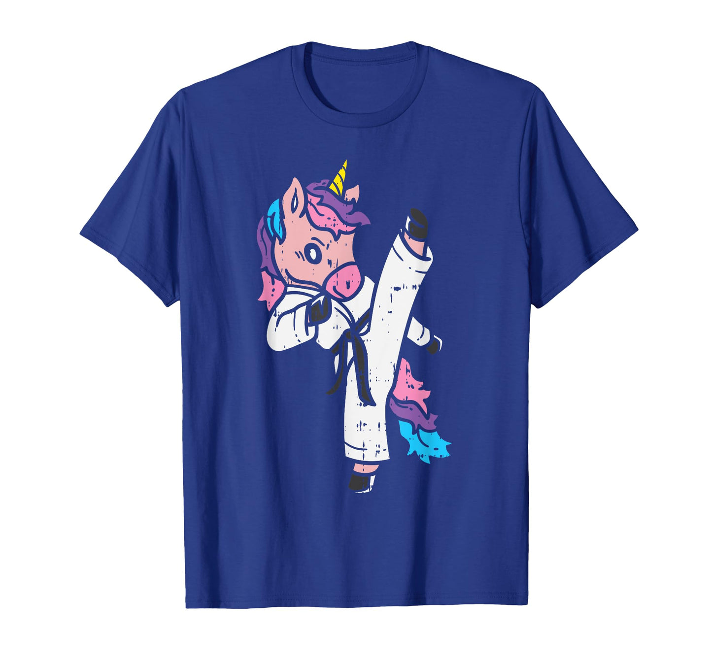 Kicking Unicorn Martial Art Cute Karate Taekwondo Girls Gift T-Shirt