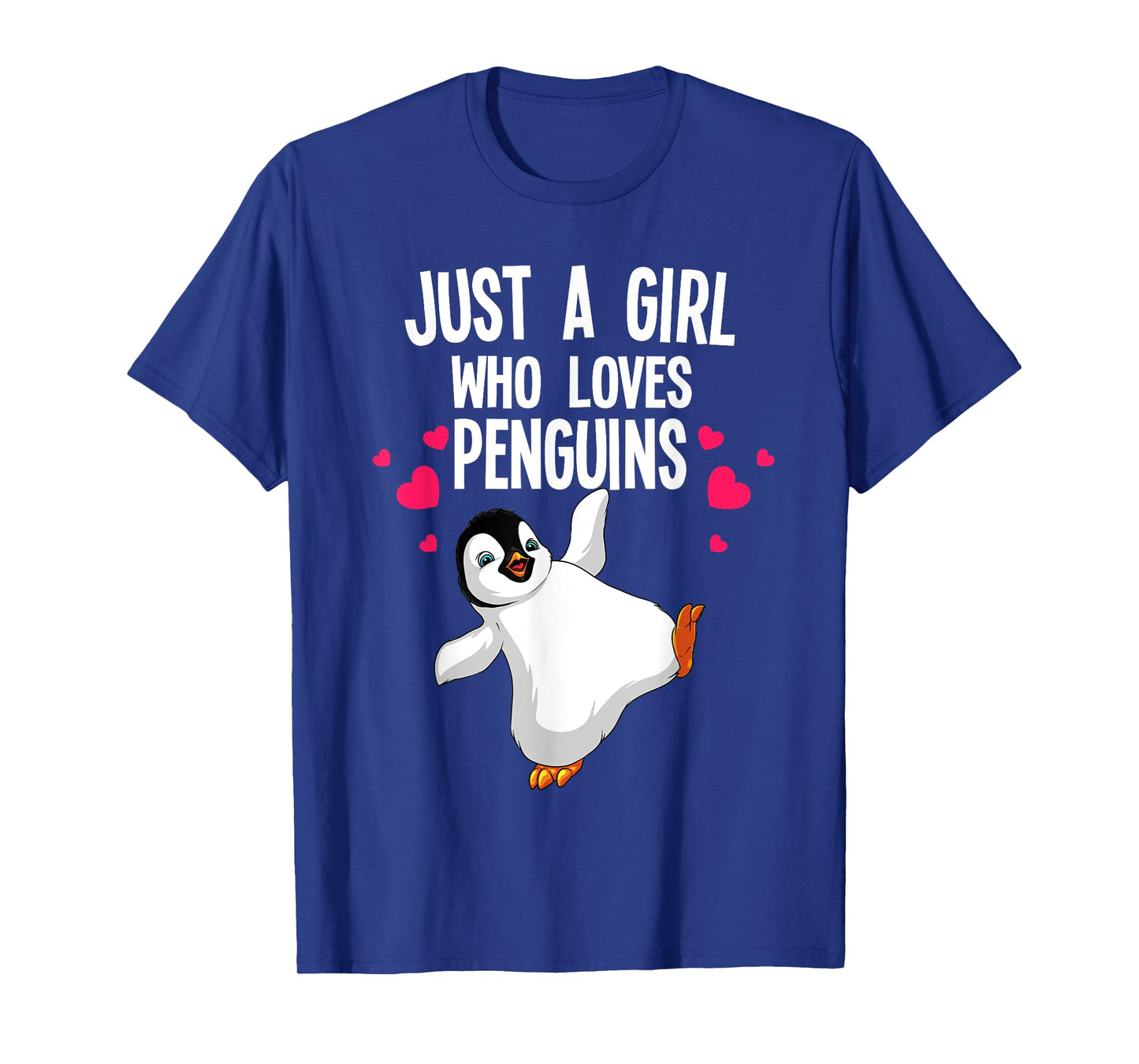 Funny Penguin Design For Women Girls Kids Aquatic Bird Lover T-Shirt