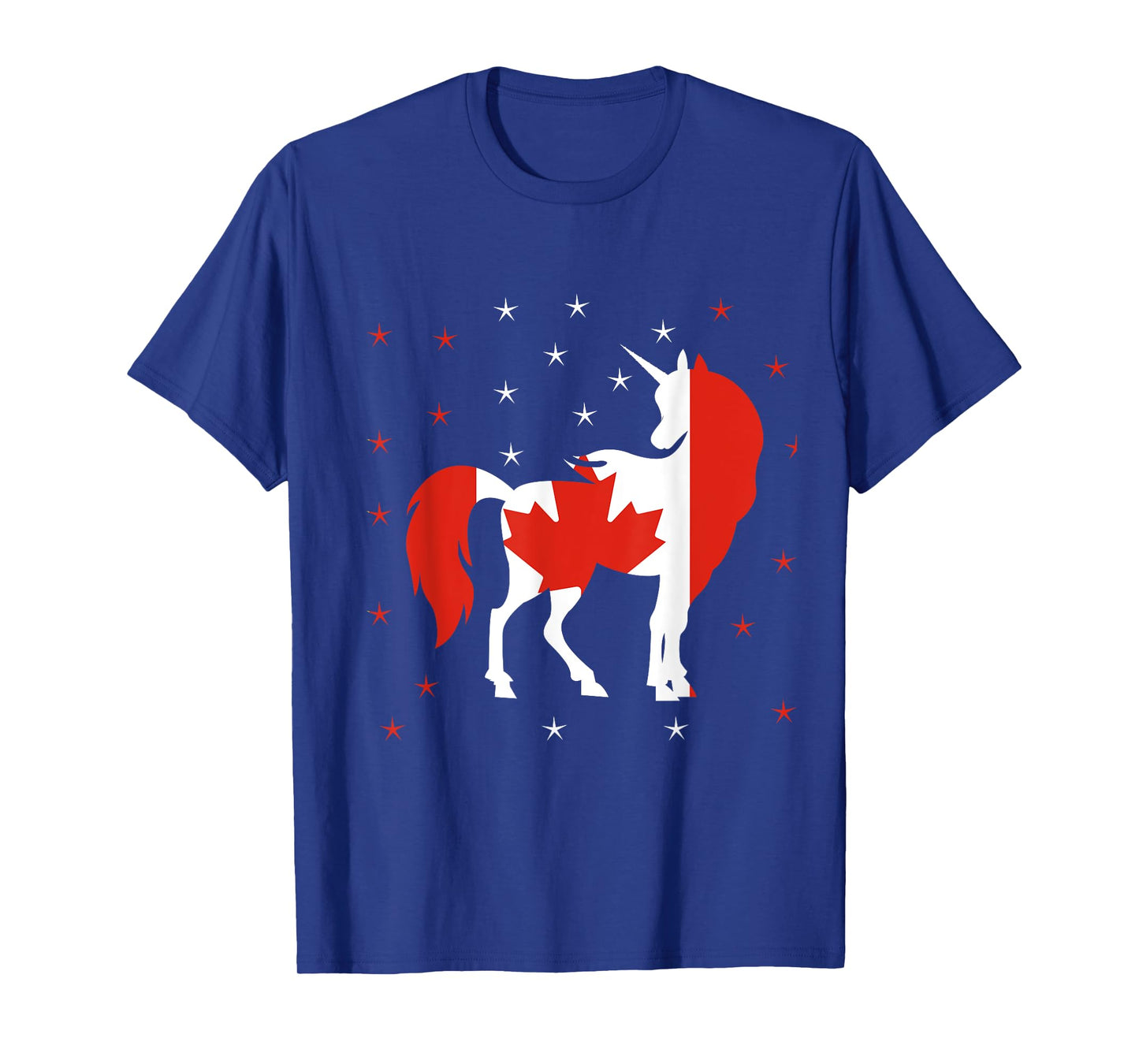 Unicorn Canada Flag Canadian T-Shirt