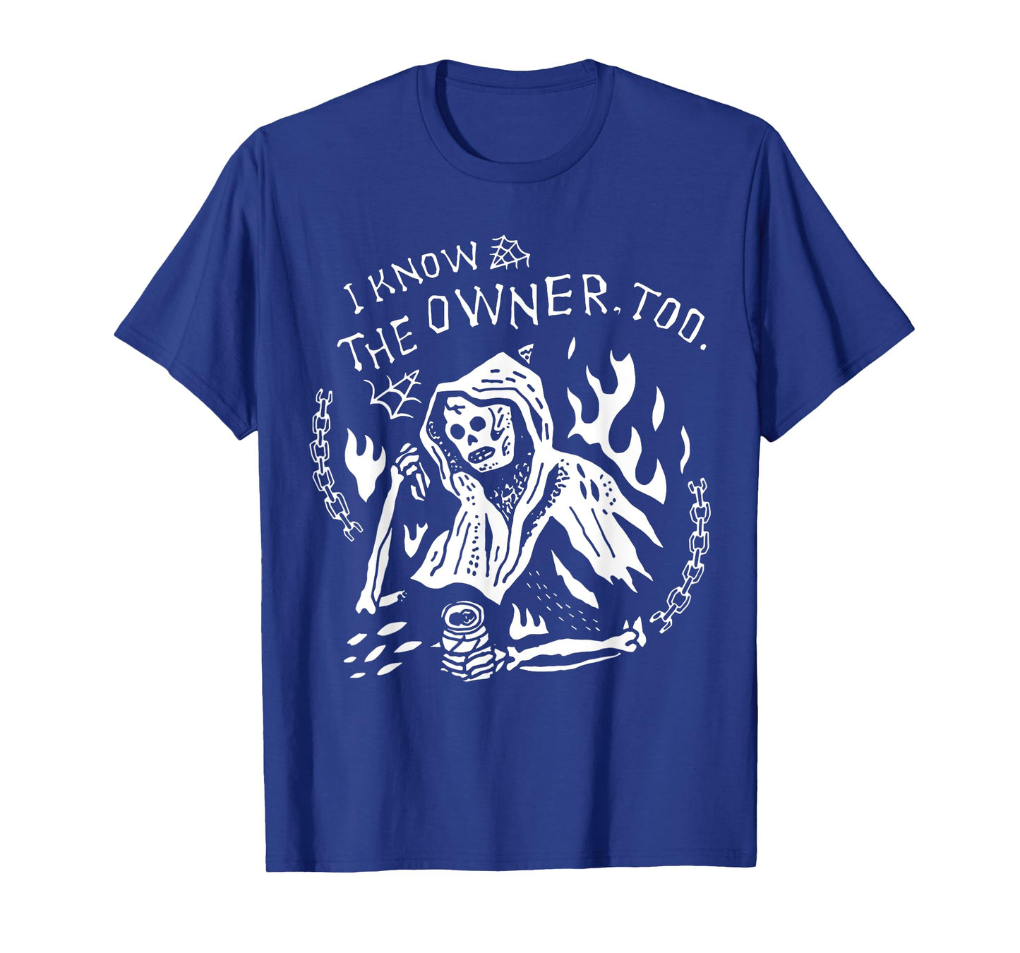 I Know The Owner Too Tattoo Skeleton Skull T-Shirt