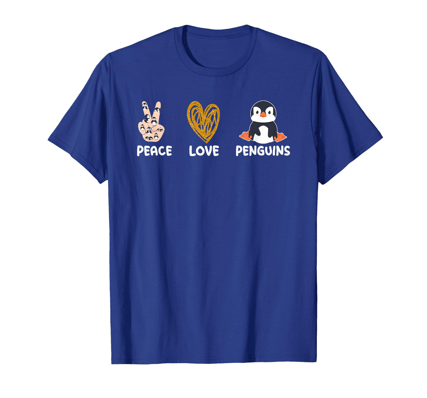 Funny Penguin Peace Love Penguins Kids T-Shirt