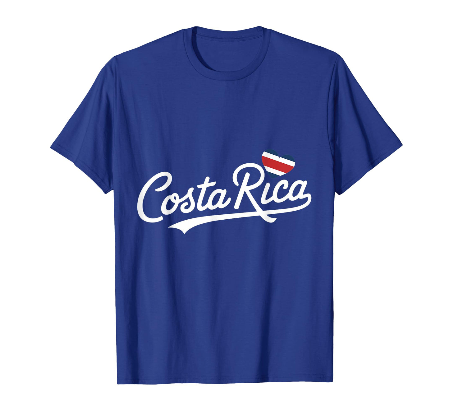 Costa Rica Heart Vacation Tropical Pura Vida Costa Rica Flag T-Shirt