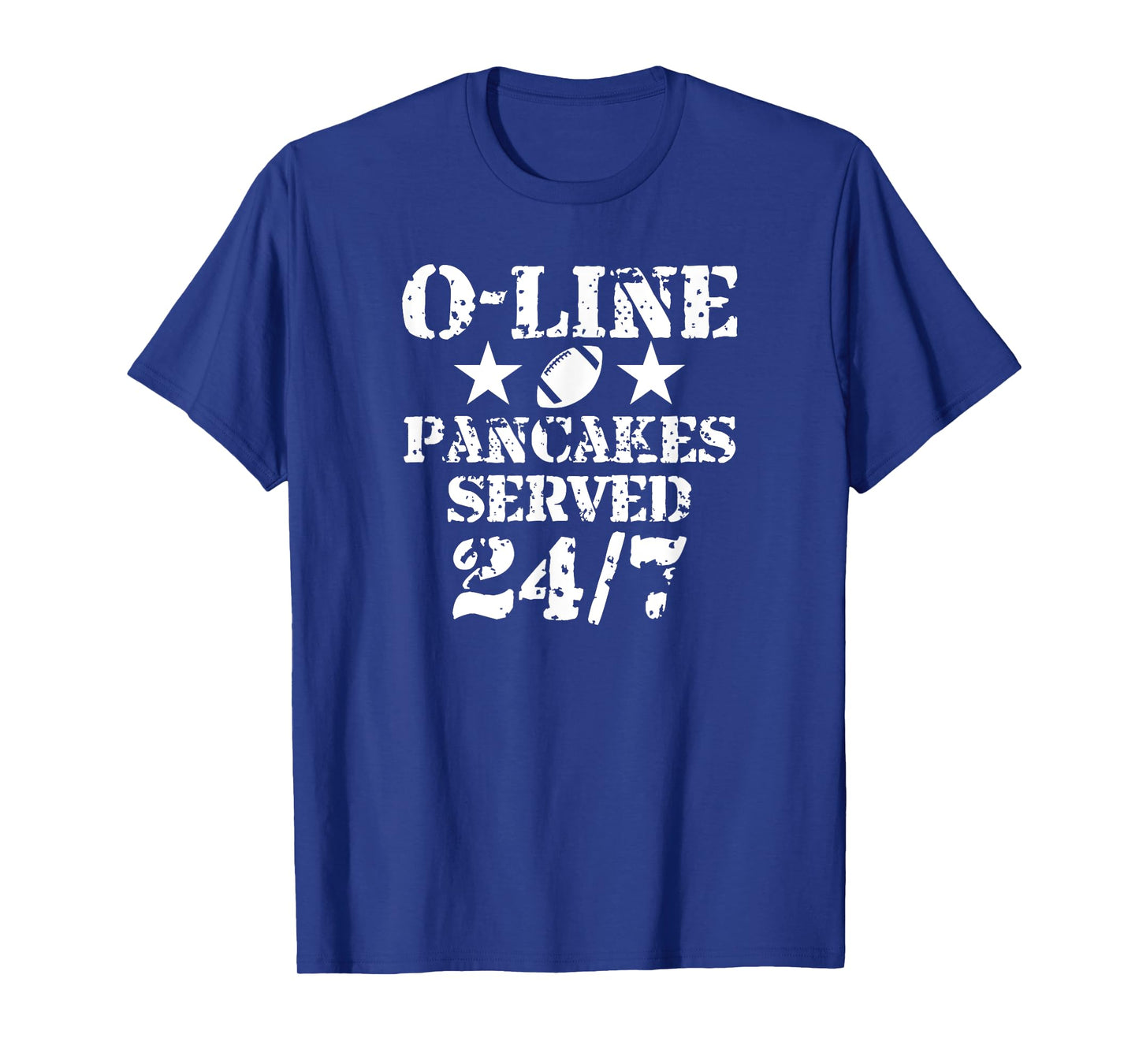 O-Line Pancakes Served 24/7 American Football Lineman T-Shirt