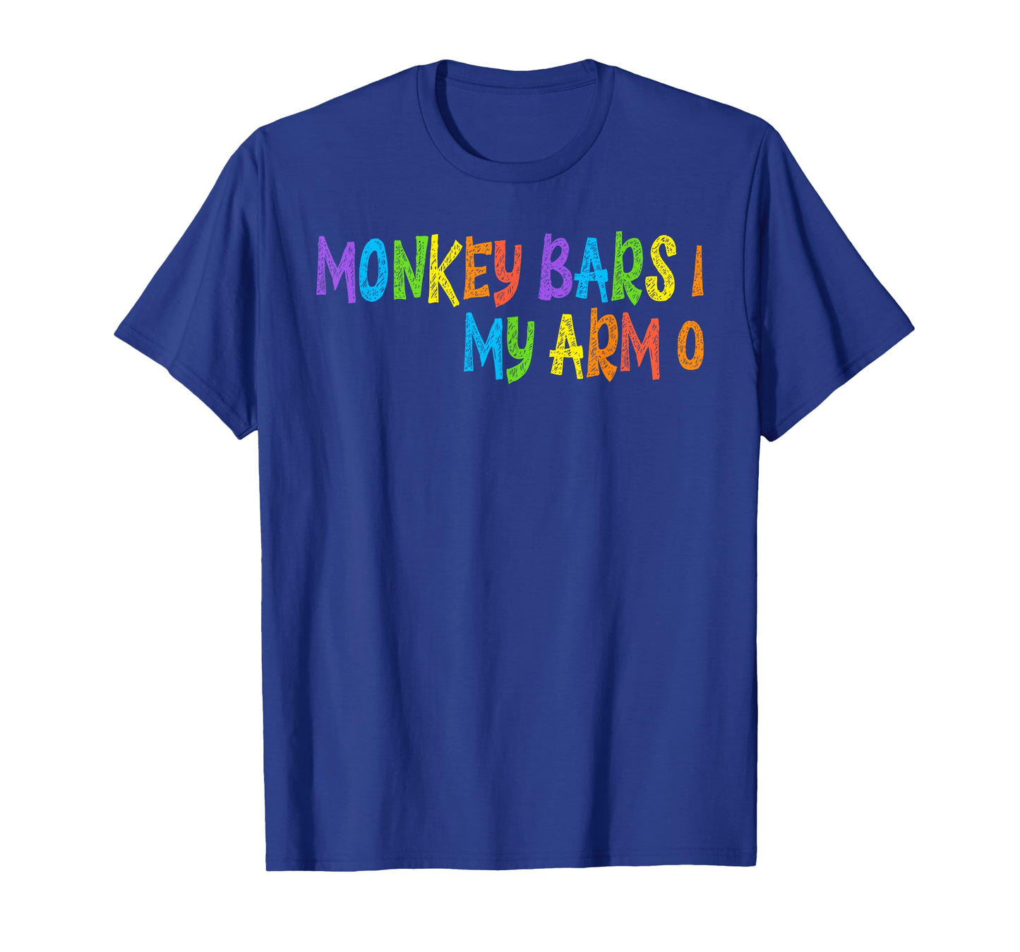 Funny Kids Monkey Bars Arm Injury Gift T-Shirt