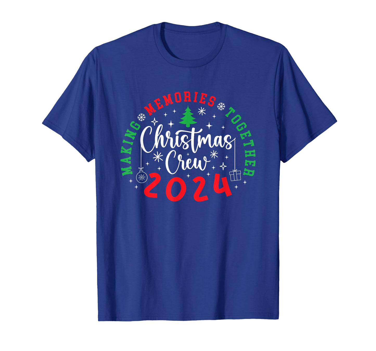 Christmas Crew 2024 Making Memories Together Xmas Pajamas T-Shirt