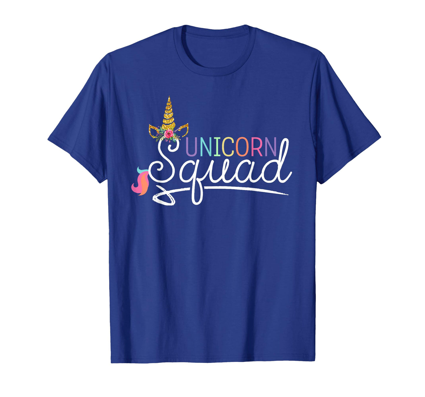 Unicorn Squad with horn T-Shirt
