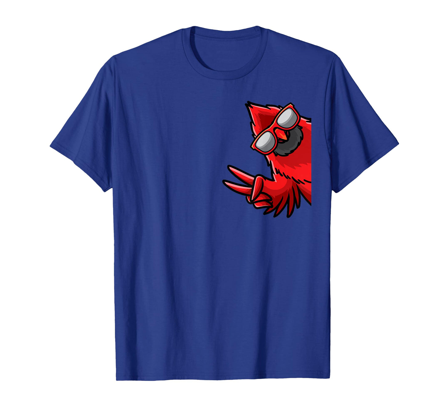 Northern Cardinal Bird Red Cardinal From Side T-Shirt