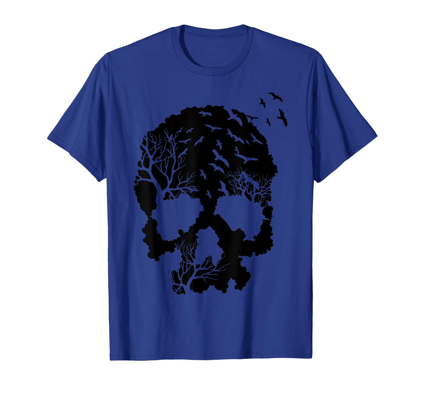 Skeleton with Trees and Birds T-Shirt