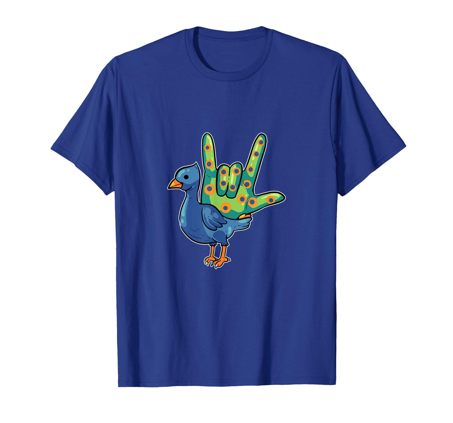 Asl Ily Shirt American Sign Language bird I love You Gift T-Shirt